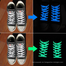 Charm Nylon 20 LEDs Cuerda de zapato que brilla intensamente